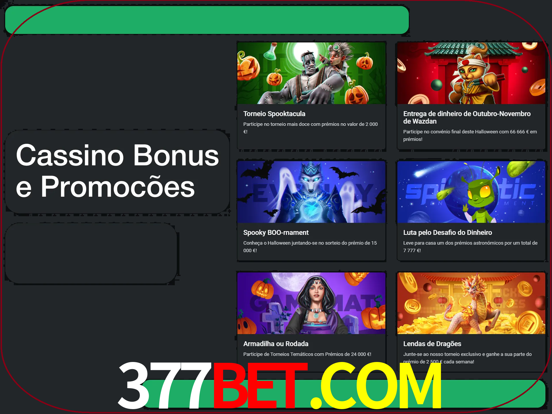 Verifique se há novos bônus de cassino para reivindicar.