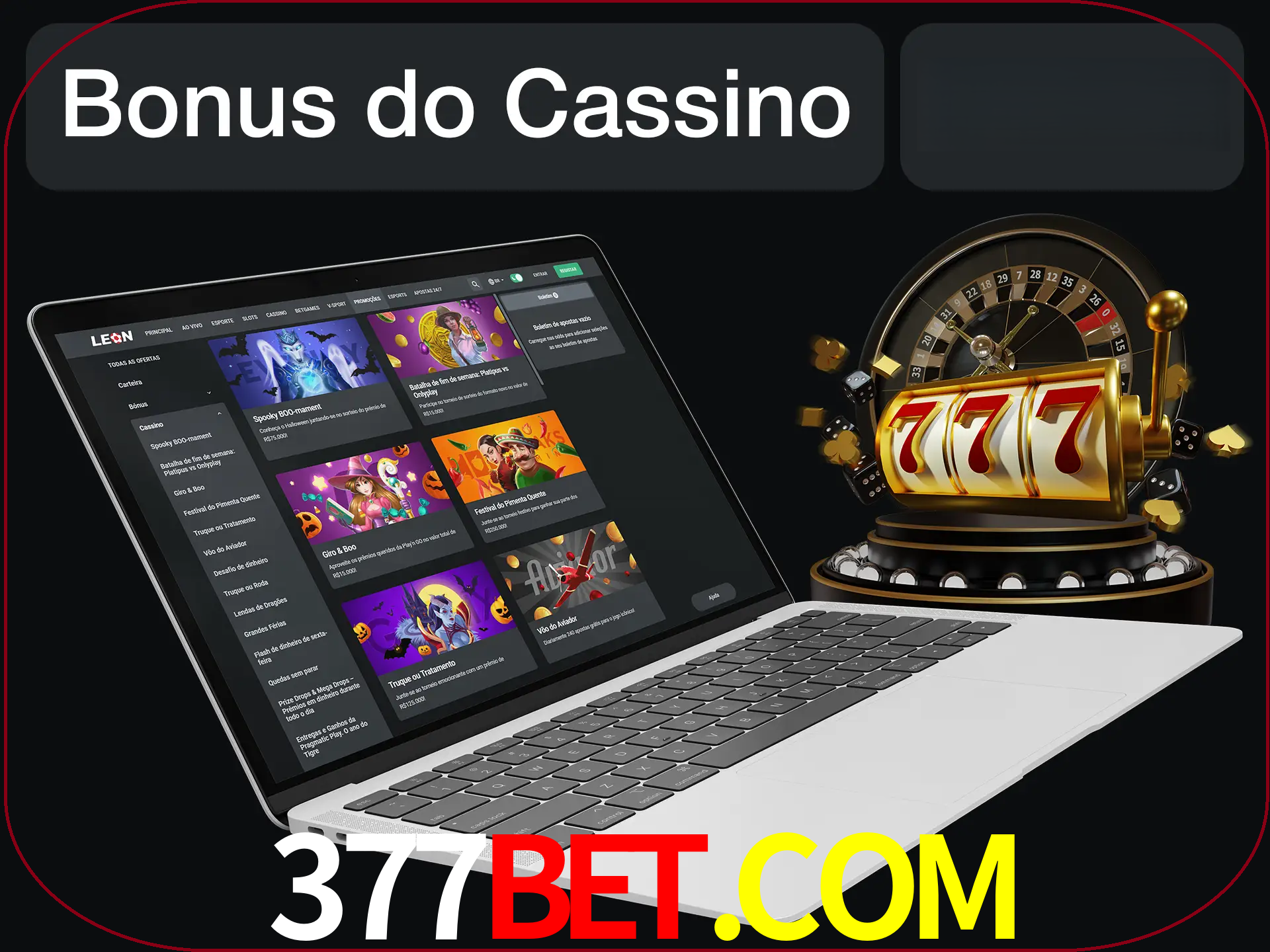 Use o bônus do cassino para começar melhor.