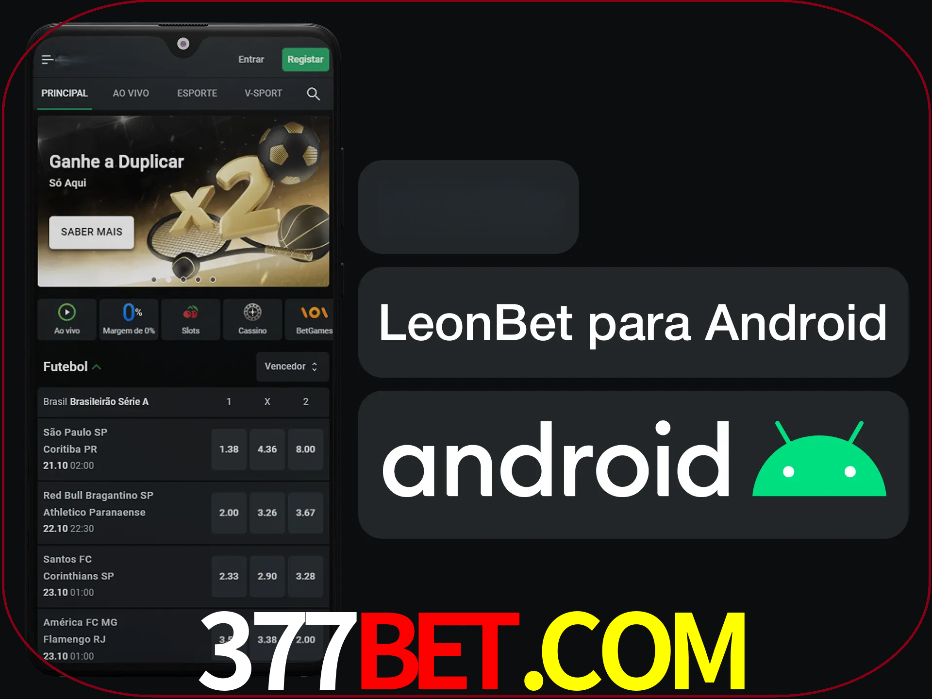 Adquira sua versão poket de LeonBet.